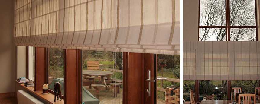 Contemporary Treatment of Blinds in Modern Home